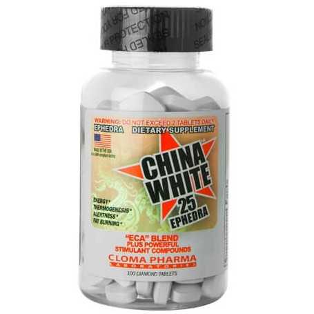 Cloma Pharma- China White 100 tab