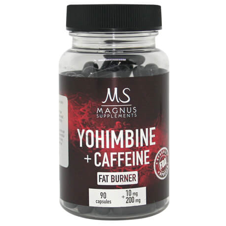 Magnus Supplements - 2ks Yohimbine Caffeine 90 kapsúl