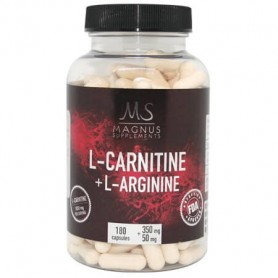 Magnus Supplements - L-Carnitin + L-Arginin 180 kapseln