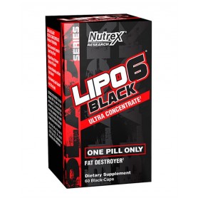 Nutrex - LIPO 6 Black Ultra Concentrate 60kaps -americka verzia (USA VERSION)